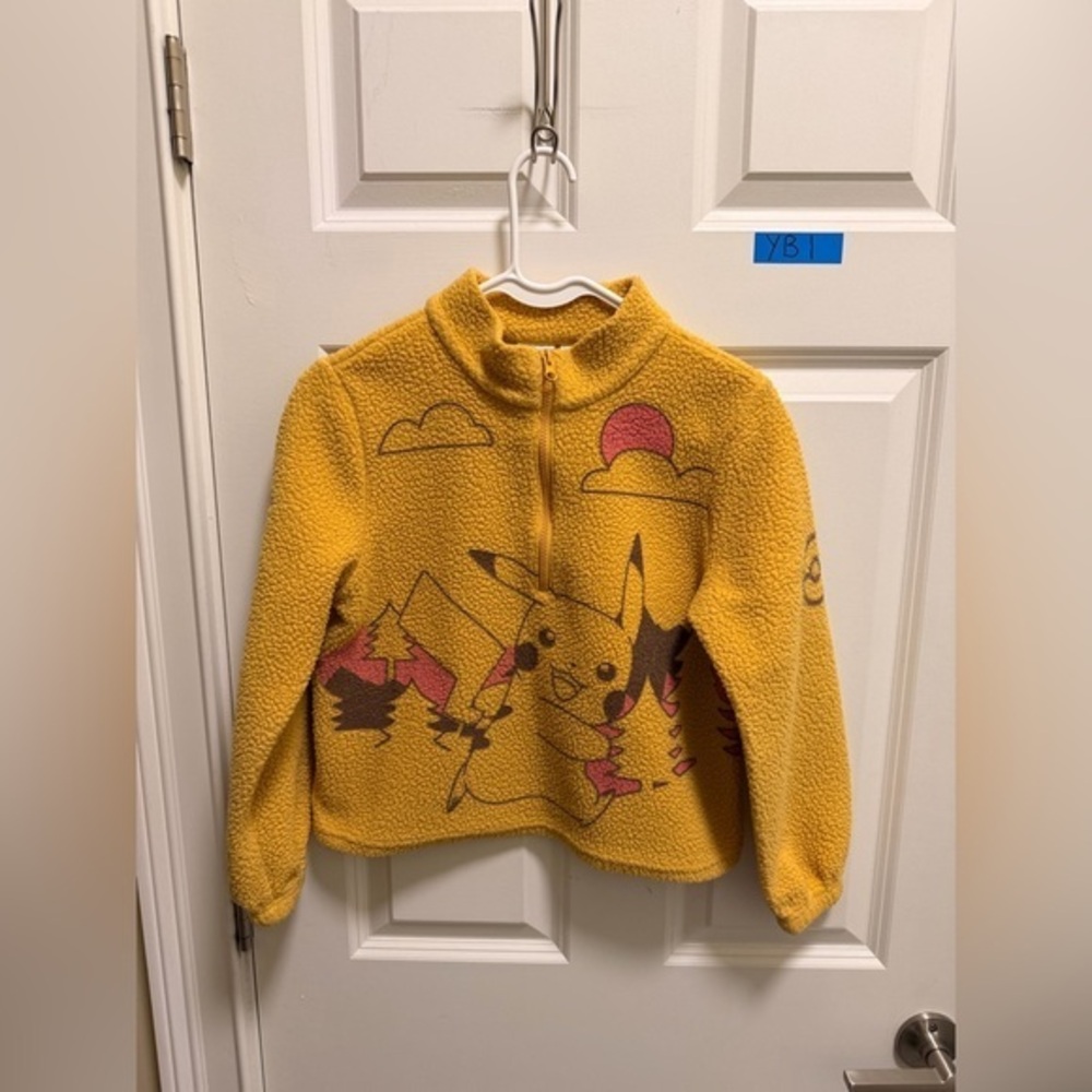 Youth Boys Pokémon Pikachu Quarter Zip Fleece